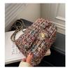 1Pc Xiaoxiangfeng Woolen Bag Women's Bag New Trendy  Popular Korean Version Fashion Versatile Chain Single Shoulder Messenger Bag