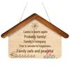 Creative Welcome Home Hanging Sign for Entryway