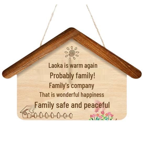 Creative Welcome Home Hanging Sign for Entryway