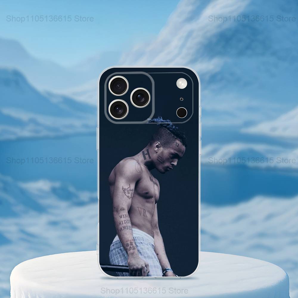 Rapper X-XXXTENTACION Cool Phone For iPhone 14,13,12,11,17,16,15,Pro,X,XS,XR,SE,Max,Plus,Mini Transparent Soft Cover