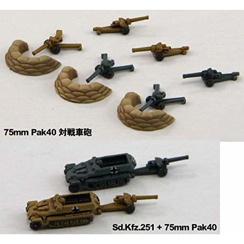 Pit Road 1/700 MI Series World War II German Military Vehicle Set 1 Plastic Model Kit MI02