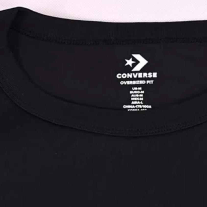 New Converse City Escape T Shirts Unisex Black 10026169-A03