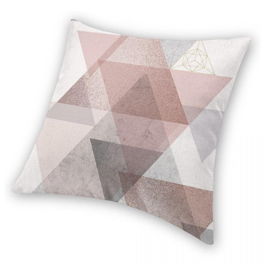 Glam Geometric Pillowcase Polyester Linen Velvet Pattern Zip Decorative Throw Pillow Case Sofa Seater Cushion Cover