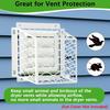 2Pcs Dryer Vents Bird Guard Replacement Carbon Steel Ventilation Bird Cage for 3 To 4inch Exhaust Fan Cover Easy To Use
