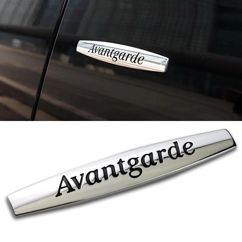 2 Pezzi Emblema 3D Avanguardia Adesivo Logo Distintivo per Carrozzeria Laterale Parafango Auto per Classe C E S CLA ML W202 W203 W204 W205 SL
