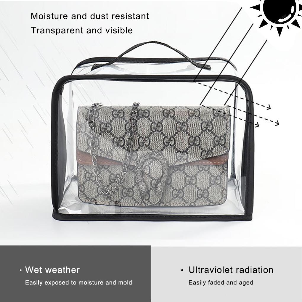 Storage Bag Transparent Wardrobe Dust-Proof Boxes Display Protective Casing Bags Organizer Clothing Hanging Cover