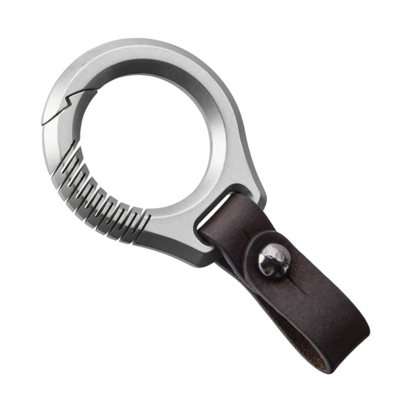 Titaniums Alloy Carabiner Keychains Clip Quick Releases Key Rings Small Carabiner Clip Waist Hanging Keychain Buckles