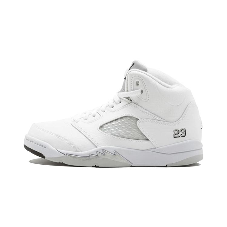 Jordan 5 Retro Metallic White 2015 PS 440889-130 33.5