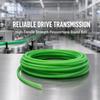 10m Length Round Drive Belt Green Color Urethane Belting PU Round Belt  For Conveyor Machine