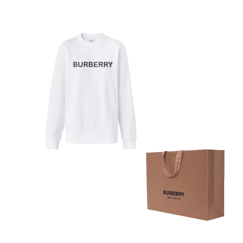 Burberry Vīriešu Hūdijs Balts 80526601 XS-Original