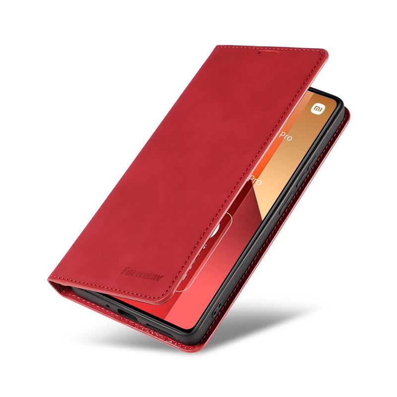 Leather Retro Wallet Flip Case For Xiaomi Poco M6 Pro 5G X6 PocoM6 C65 PocoX6 M6Pro 4G Phone Cover Magnetic Hasp Card slot 2024