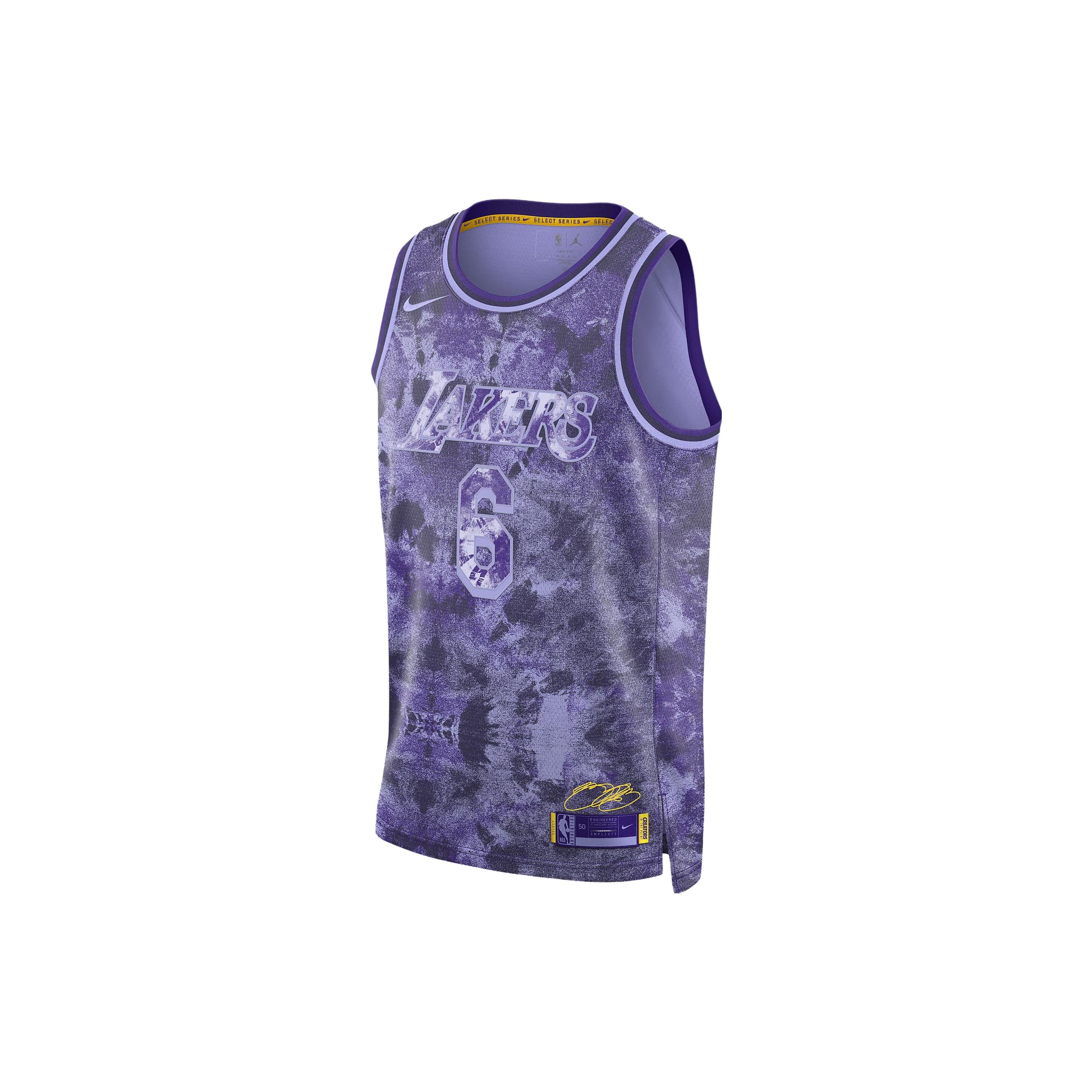 Nike Nba LeBron James Los Angeles Lakers 2022/23 Select Series Jersey FD4093-580 M