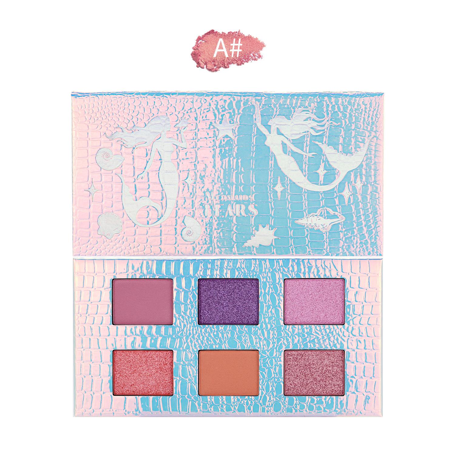 

Новая матовая палетка теней для век Rosy Six Palace Grid Auto Focus Low Saturation Smoke Powder Mermaid Plate A