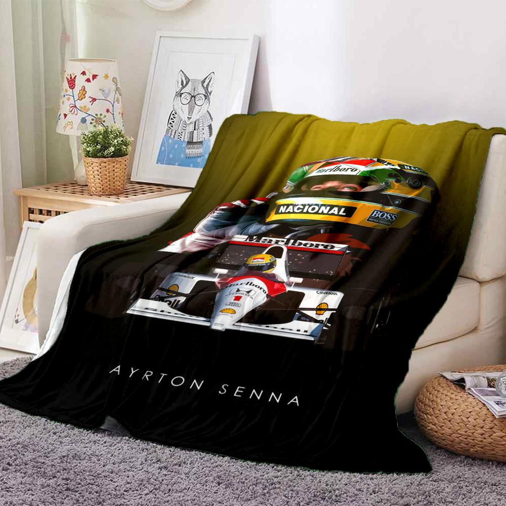 Ayrton Senna Blanket, High quality Comfortable for All Seasons, Home Decor, Warmth and Comfort