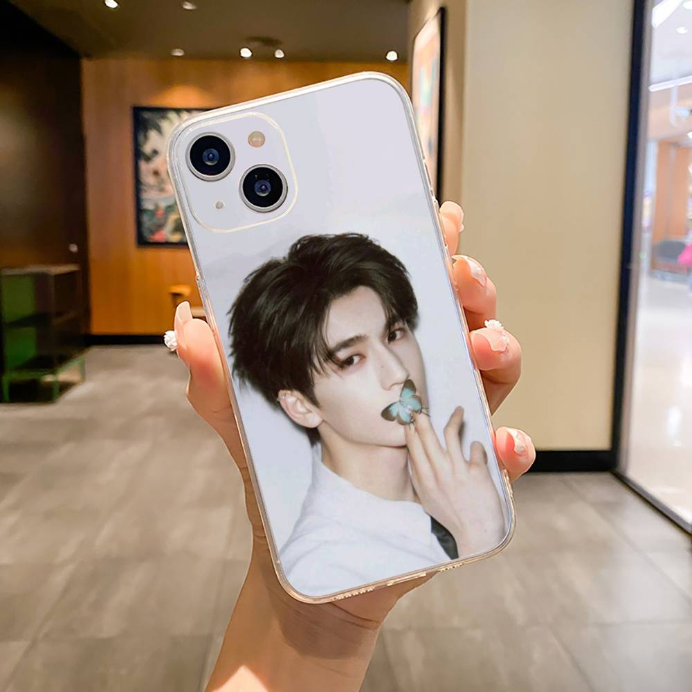 Actor Linghe Zhang Phone Case For iPhone17,16,15,14,13,12,11 ,Pro Max,16/15/14 Plus Soft Silicone Transparent Cover