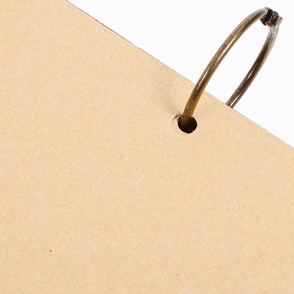 Timeless Vintage Scrapbook Style Wedding Guest Book in Rustic Wood Finish Ideal for Guest Sign in At Wedding Reception Or Party