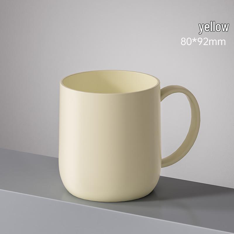 Stylish Solid Color Toothbrush & Mouthwash Cup - Ideal for Couples, Dorms, and Home Use