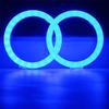 2PCS LED Angel Eyes Lights RGB APP Bluetooth Halo Rings For Car Motorcycle Truck