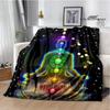 3D Chakra bedruckte Decken Warme Flanelldecken Weiche und bequeme Decke Bettbezüge Decken für Betten Geburtstagsgeschenk