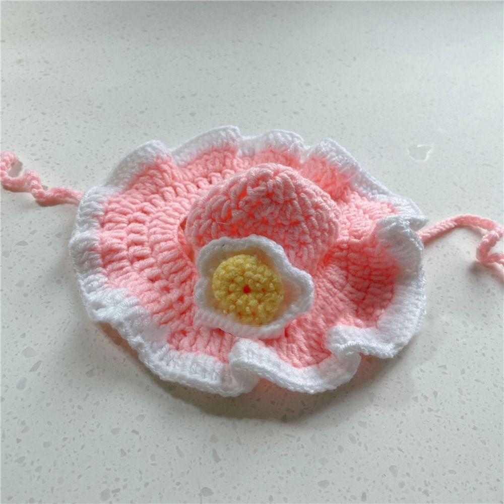 

Смішна шапка з котом Мультфільм Кошенята В язана шапка Домашні тварини ручної роботи Вечірка Косплей Головний убір Осінь Зима S-Plumeria-pink