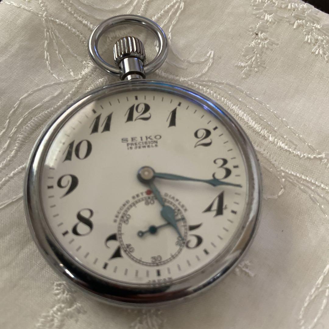 

[Б/У] SEIKO Железнодорожные часы PRECISION 15 КАМНЕЙ Неисправные