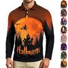 Men's Long Sleeve Casual T Shirt Crew Neck Printed Top Lightweight Soft Fabric Comfortable Fit Everyday Wear