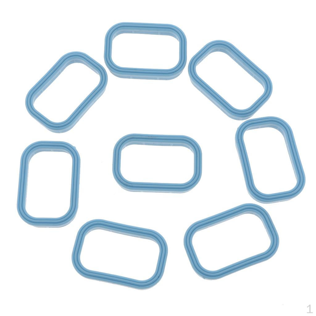 

1138392 XS7Q8565AA LR018370 8pcs Car Auto Inlet Gasket Rubber Washer Seals for ///