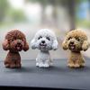 Resin Gift Wobble Head Dolls Nodding Puppy Toys Bobblehead Dog Car Ornaments Shaking Head Dog