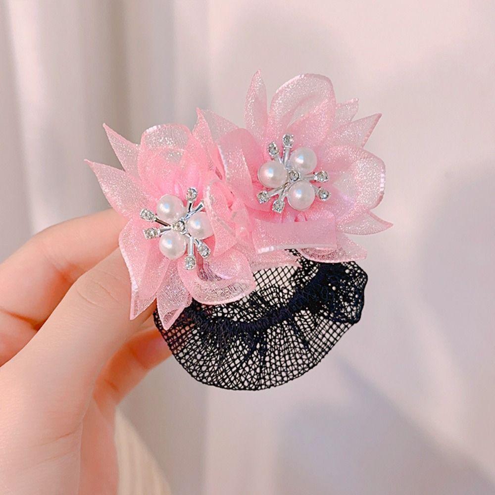 Star Star Hair Nets Princess Sequin Hair Nets Hair Accessories Snood Spring Clip  Dance