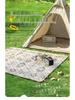Waterproof Aluminum Foil Picnic Mat: Thick, Moisture-Proof, Foldable, Portable, Ideal for Camping and Outdoors