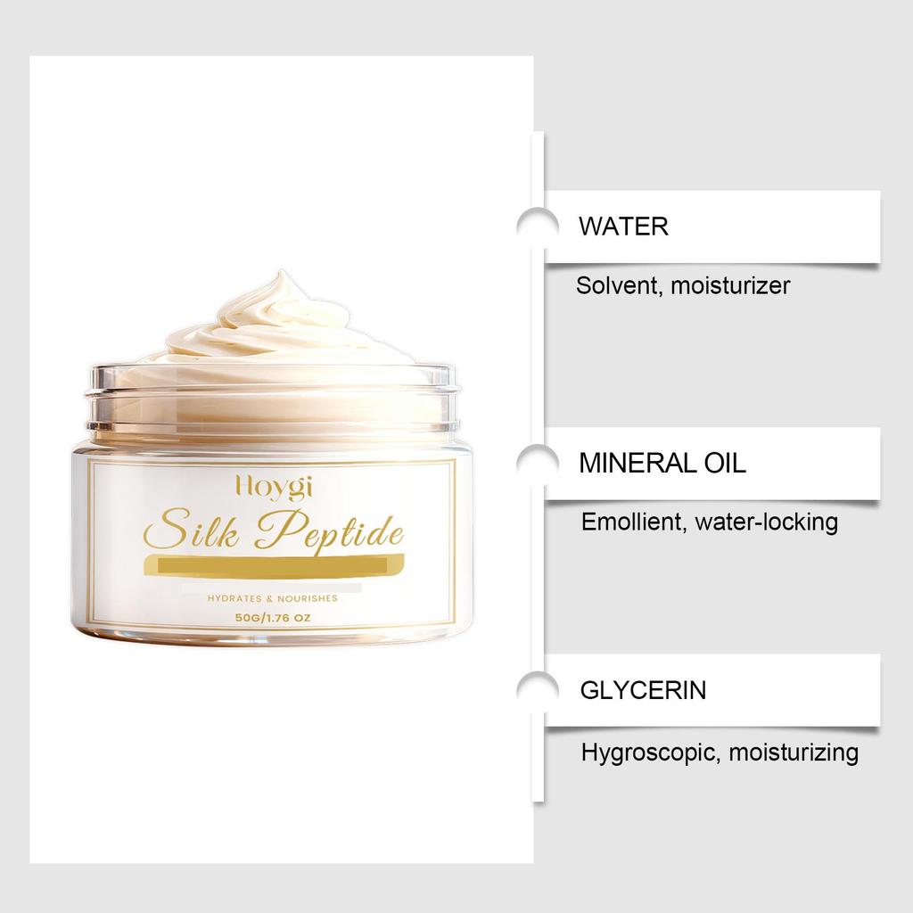 Hoygi portable facial moisturizing cream small pack, moisturizing, refreshing and nourishing the skin, daily basic facial care products 15g