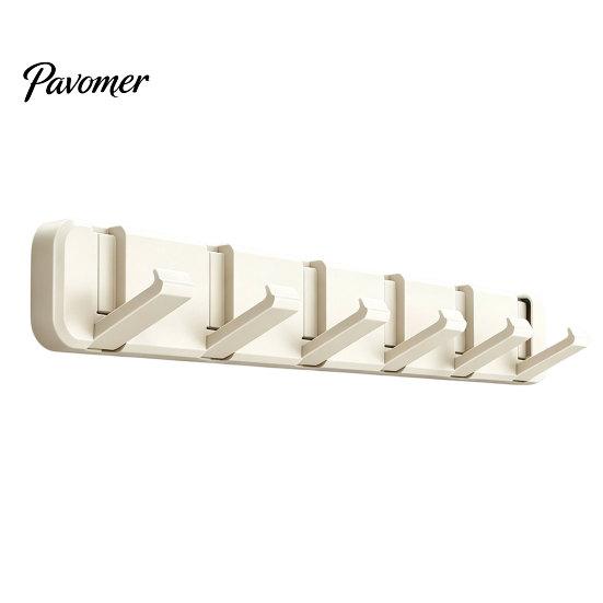 Door Back Storage Hooks Over The Hanger Hooks, Foldable No Drilling Adhesive Coat Rack, Dorm Room Space Saving Organizer, for Coats Bags Towels
