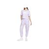 Nike Color Block Design Comfortable Loose Versatile Mid Waist Retro Sports Pants Knitted Sports Pants Women Bottoms Fog-Purple CJ7347-511