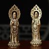 Brass Guanyin Figurine: Symbol of Luck, Wealth, and Peace for Home Decor