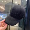 Peaked Caps, Men'S And Women'S Personalized Side Labels, Letters, Hard Top Baseball Caps, Trendy Brand Retro Holes