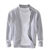 Men's Business Casual Slim Fit Zipper Cardigan Sweater - Solid Color Knitwear Top