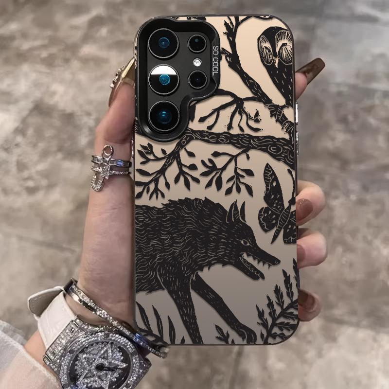 

Creative Sketch Forest Phone Case For Samsung Galaxy S25 S24 S23 S22 S21 Ultra Plus FE S20 Note 20 Ultra Cover Case Funda Bumber Samsung S20 Plus