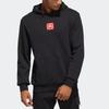 Adidas Sweatshirts Men's Black Hooded Moderate Regular HC0273