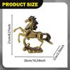 Horse Statue Decorative Animal Sculpture Desktop Figurine for Home Entryway TV Cabinet Office Dining