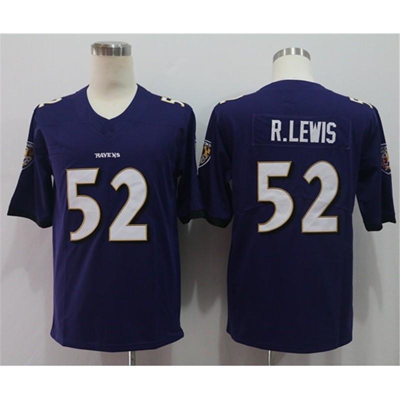 Baltimore Ravens NFL Football Jersey Men Women Cotton Blend Team Uniform Shirt Fans Sports Enthusiasts