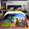 Fantasy Journey Emerald City Bedding (1 * duvet cover + 2 * pillowcase, without core) 2D Flat Duvet cover and pillowcase Soft and comfortable