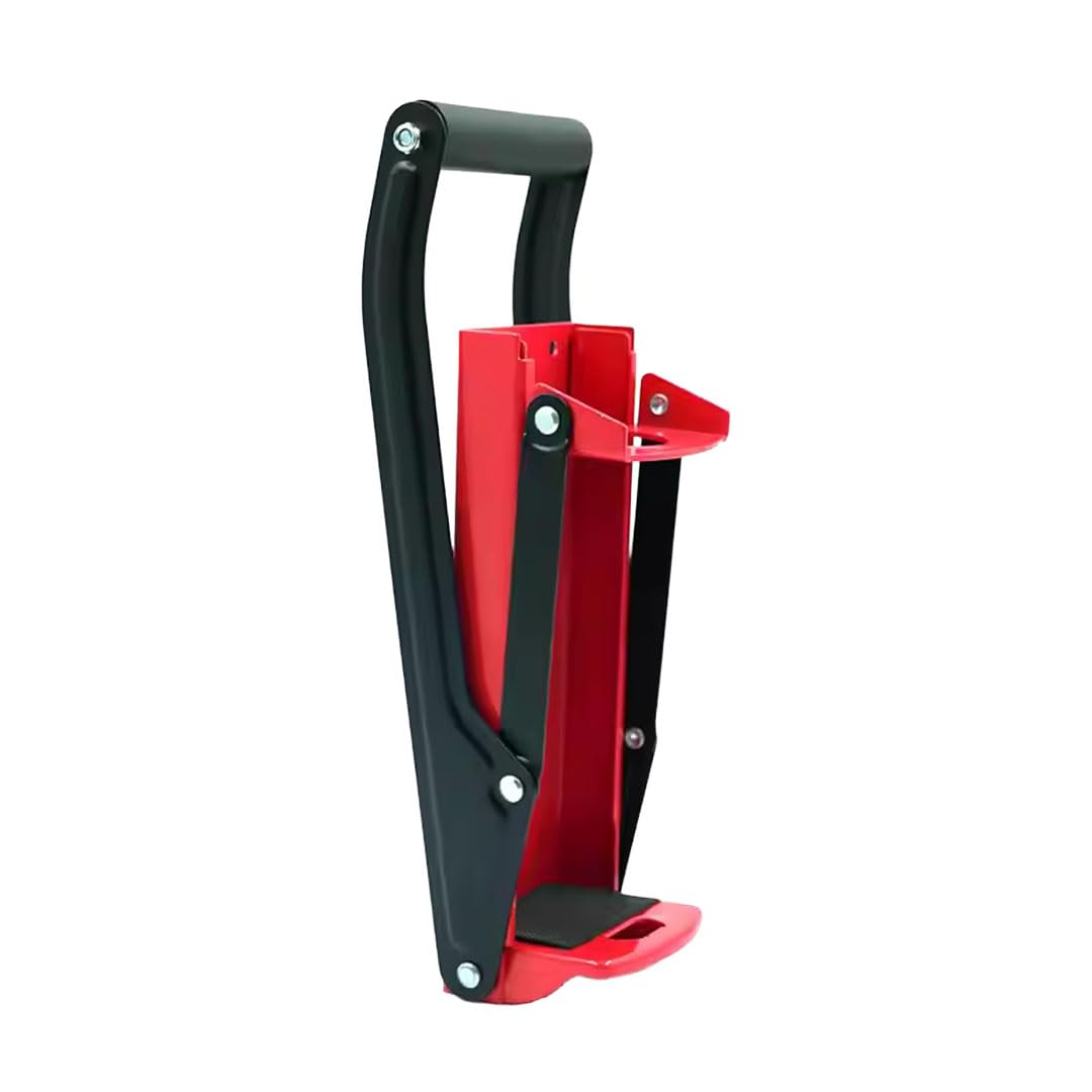 [ArkreaM] Can Crusher, Plastic Bottle Crusher, Home Use, Wall-Mounted, Vertical Can Crusher, Compression, Waste Red (Red)