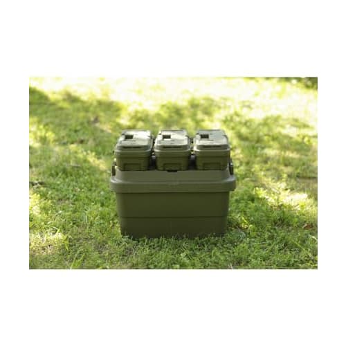 RISU S-6 Toolbox, Trunk Cargo, Stack Cargo, Approx. 6L, Black, Made in Japan, Waterproof, Outdoor Storage, Camping, GHON188