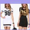 Elegant Women Short Sleeve Mini Bodycon Dress Soft Comfortable Summer Fashion