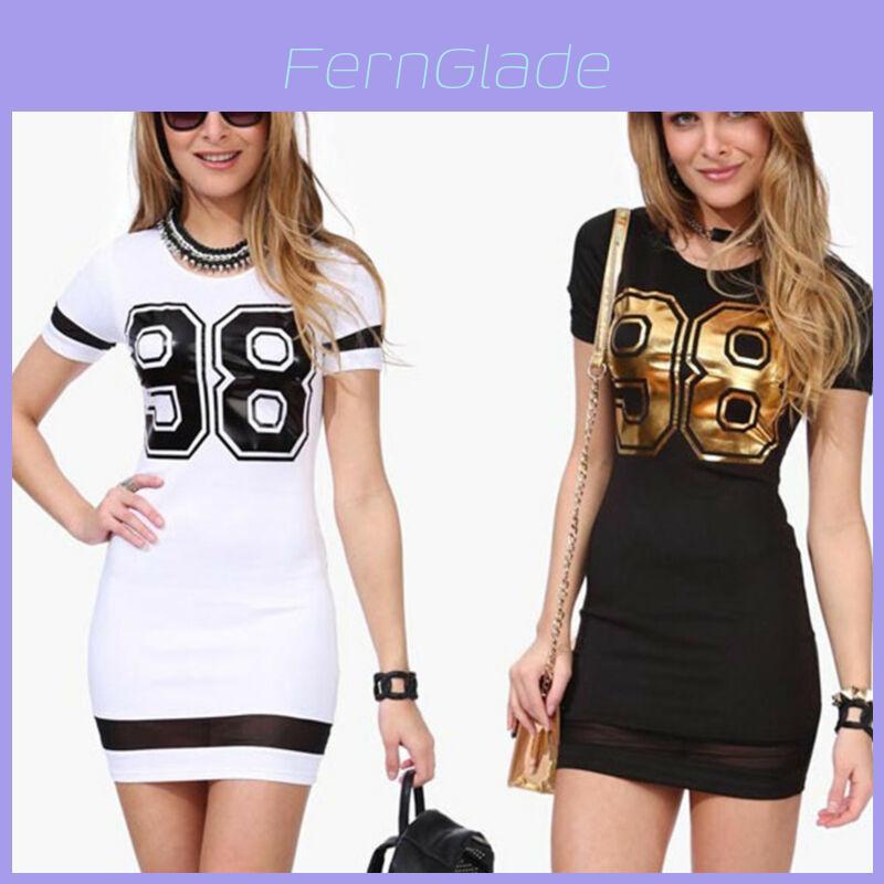 Elegante Vestito Donna Mini Bodycon a Maniche Corte Morbido Comodo Moda Estiva