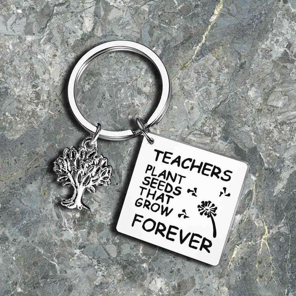 Creative Minimalist Keychain Spanish Key Pendant Metal Stainless Steel Laser Key Ring Stainless Steel Keychain for Backpack Bag Pendant