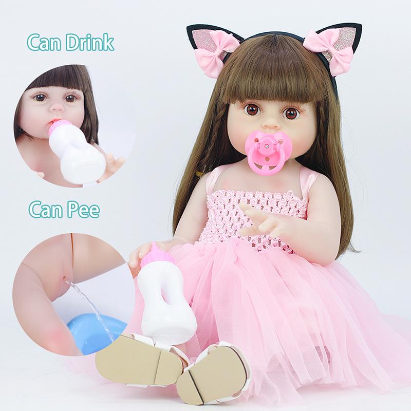 53cm Multifunctional Reborn Doll - Realistic Silicone Baby Doll Available Now