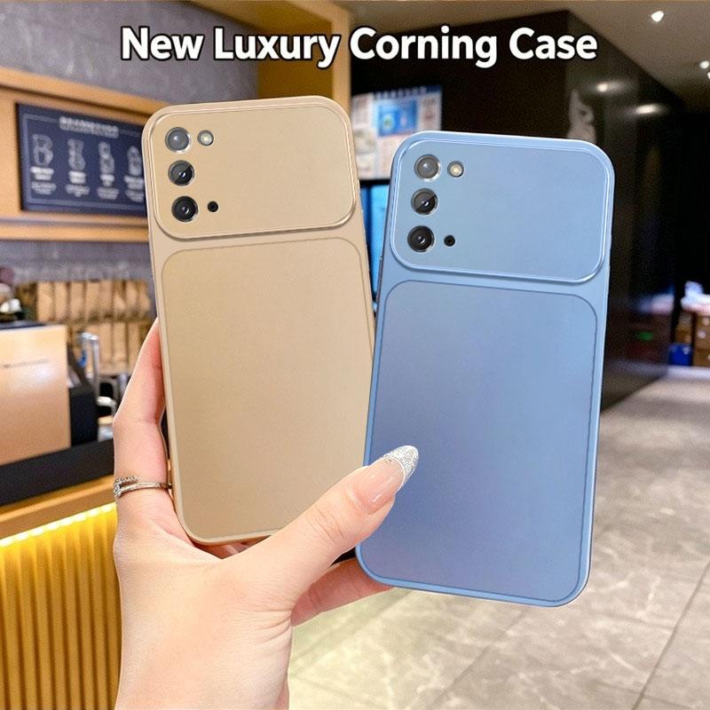For Samsung Galaxy Note20 Case Samsung Galaxy Note20 Cover Capa Phone Back Bumper Shockproof TPU Liquid Silicone Soft Fundas