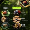 8 LED Fill Light Kids Microscope 2.4Inch Screen Pocket Microscope Electron Scope  Insect Catching