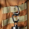 Multi-Use Outdoor Rock Climbing 360 Rotatable Hook Double Carabiner Swivel Connector Keychain Backpack Keychain Hiking Buckle